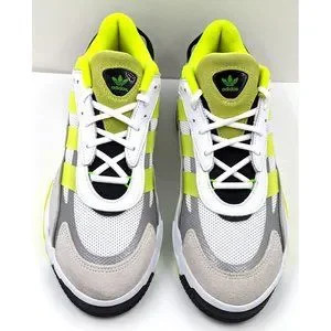 Adidas Originals Niteball II White Solar Yellow GX0774 Low MEN\'S Size 11.5 Size 11 - Adidas Niteball 2 White Solar Yellow for sale  main image 2